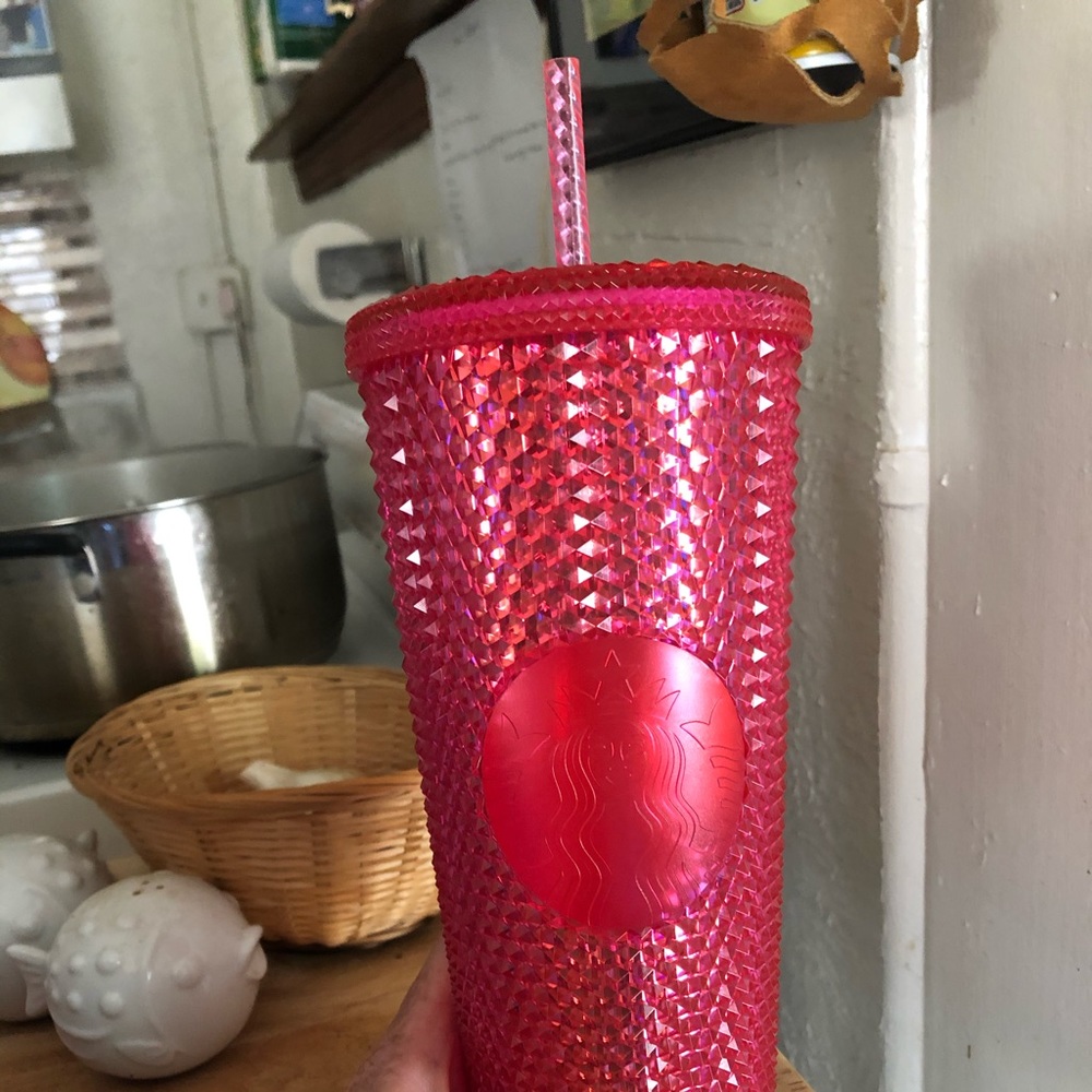 Starbucks Pink Rhinestone Tumbler